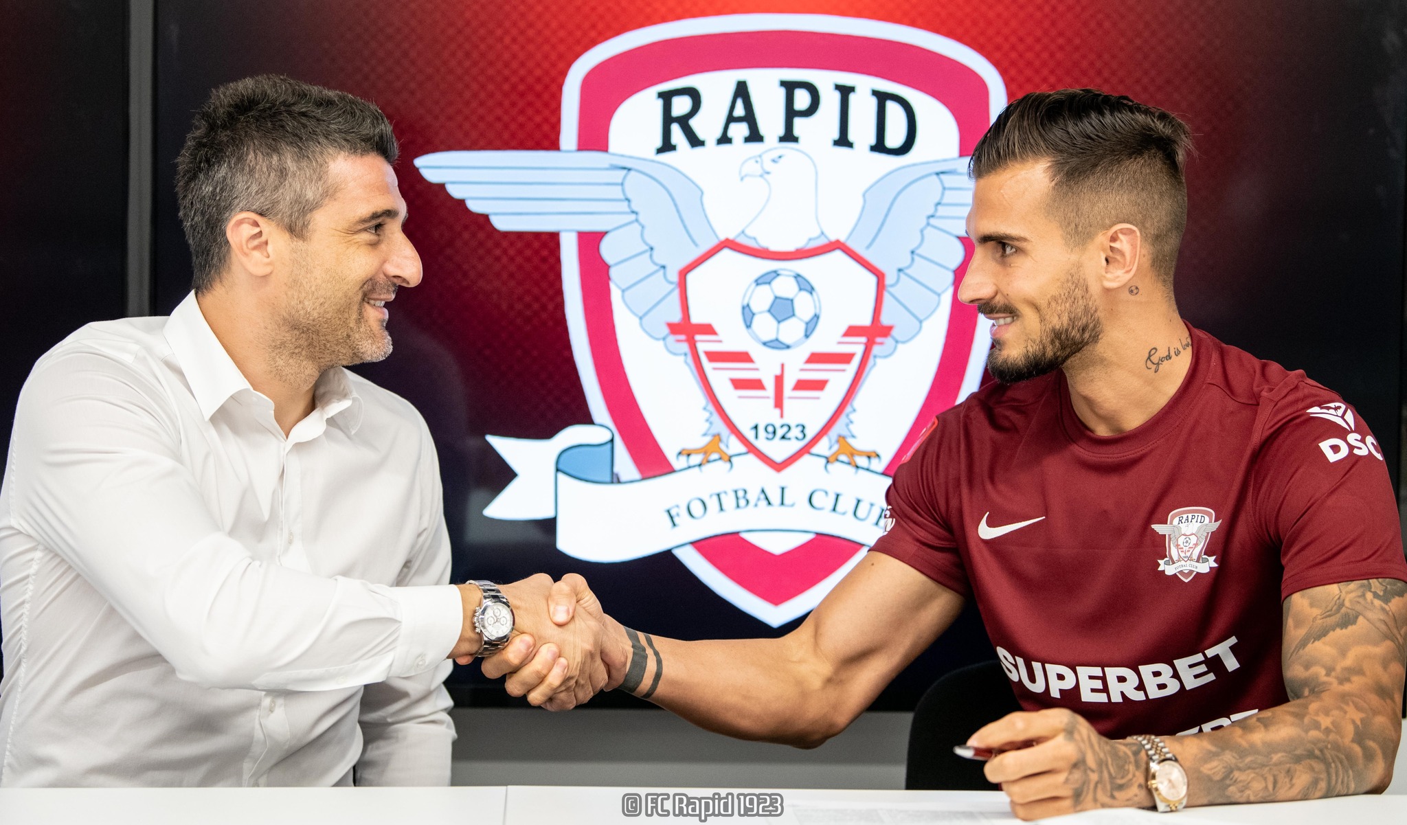 Marko Dugandzic a plecat de la CFR Cluj/ Foto: Facebook - FC Rapid 1923