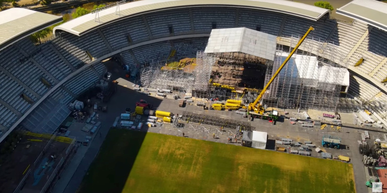 Pregătirile pentru festivalul UNTOLD au început/ Foto: captură ecran YouTube Legat de Cluj LDC