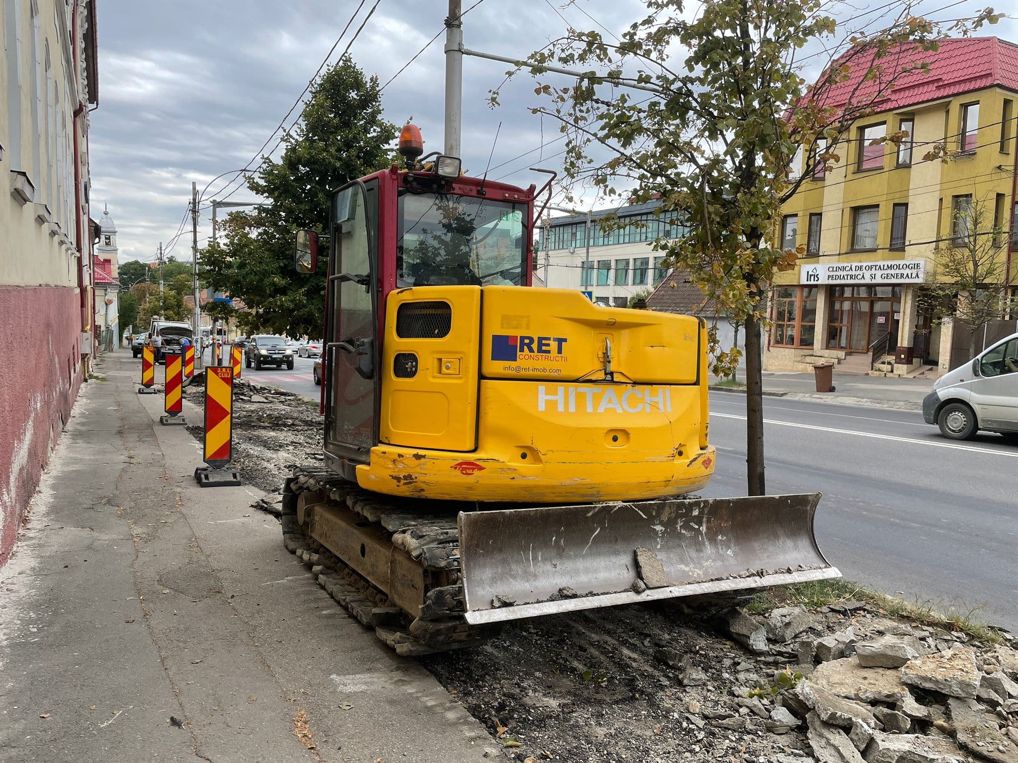 Încep lucrările la Calea Mănăstur. FOTO: Monitorul de Cluj