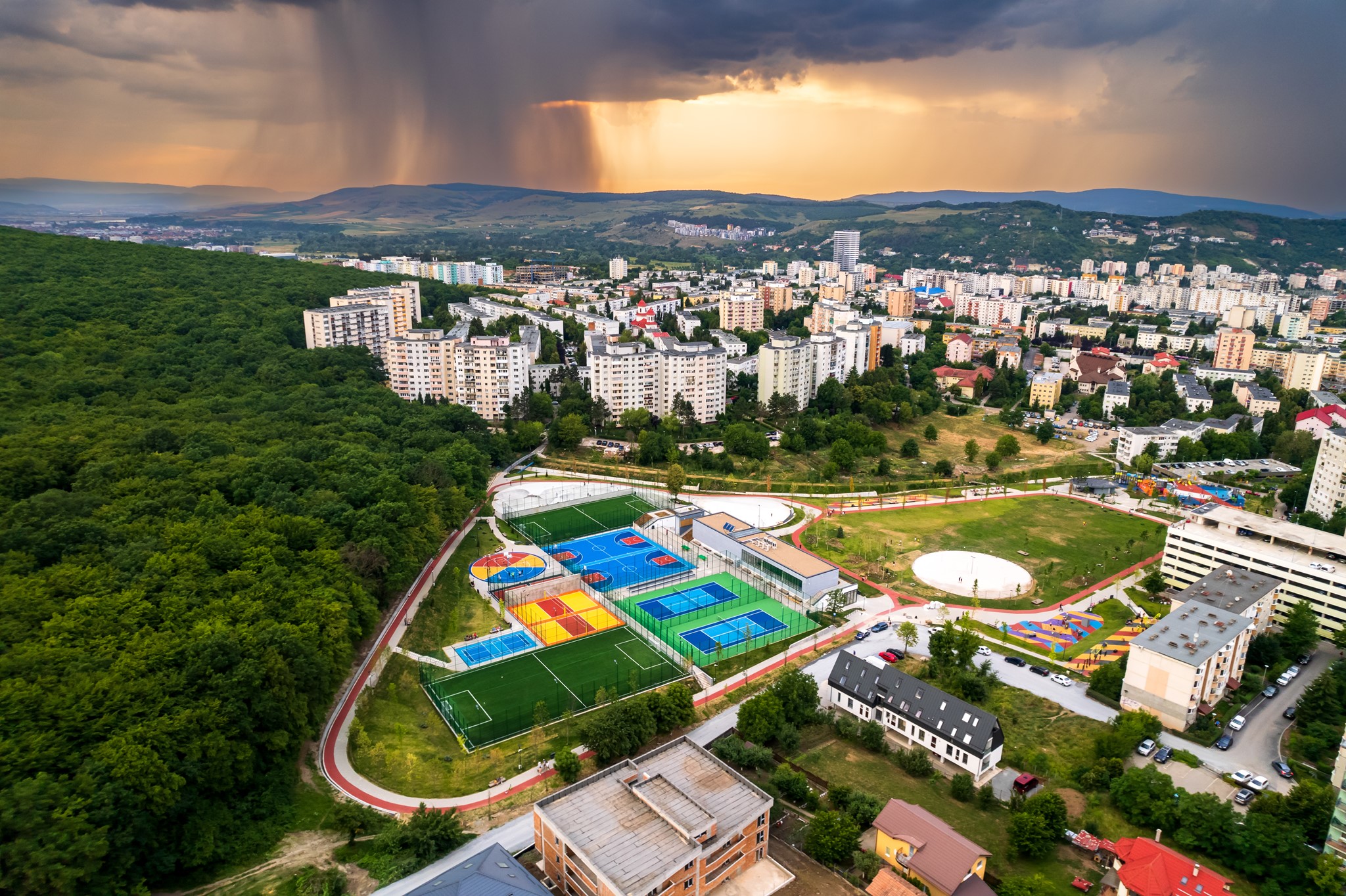 Cât va costa parcarea în noua bază sportivă La Terenuri? Foto: Facebook/ Municipiul Cluj-Napoca