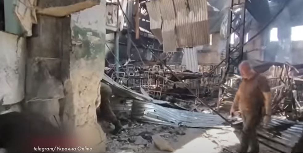 Închisoare bombardată în Ucraina / Foto: captură ecran YouTube