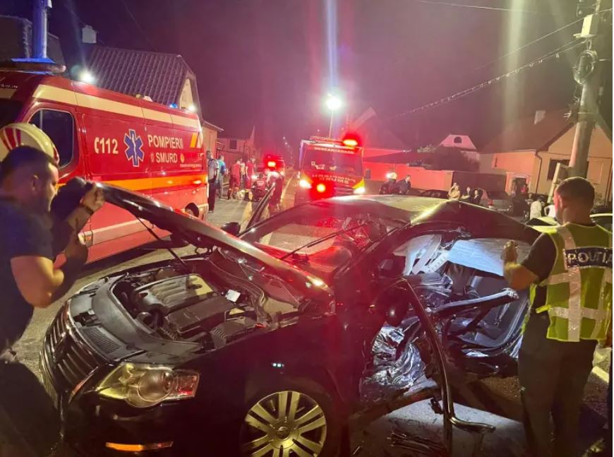 Un șofer beat și drogat a băgat 5 oameni în spital
