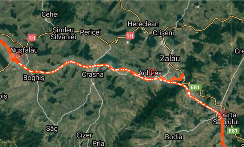 Licitație SUSPENDATĂ pentru lotul Poarta Sălajului-Nușfalău. FOTO: Facebook/ Asociația Pro Infrastructură