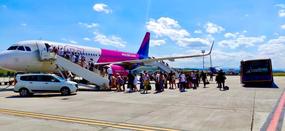 sursa foto Facebook Aeroportul Internațional Avram Iancu Cluj
