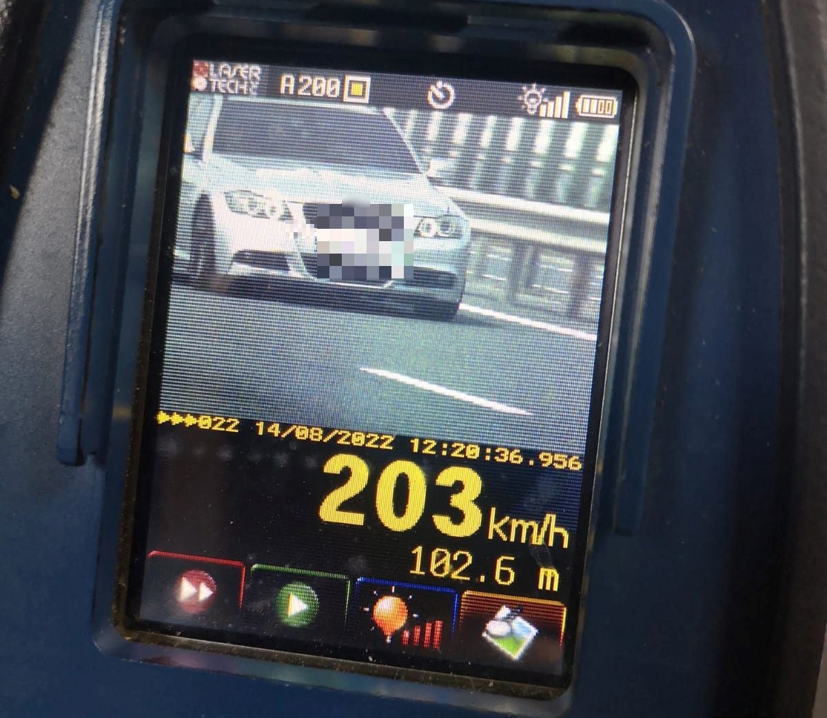 Mai mulți șoferi au fost prinși pe mai multe tronsoane care leagă Cluj de Mureș conducând cu viteze de peste 160 km/h/ Foto: IPJ Cluj