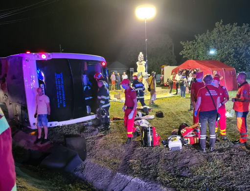 Accidentul s-a petrecut în jurul orei 02:45