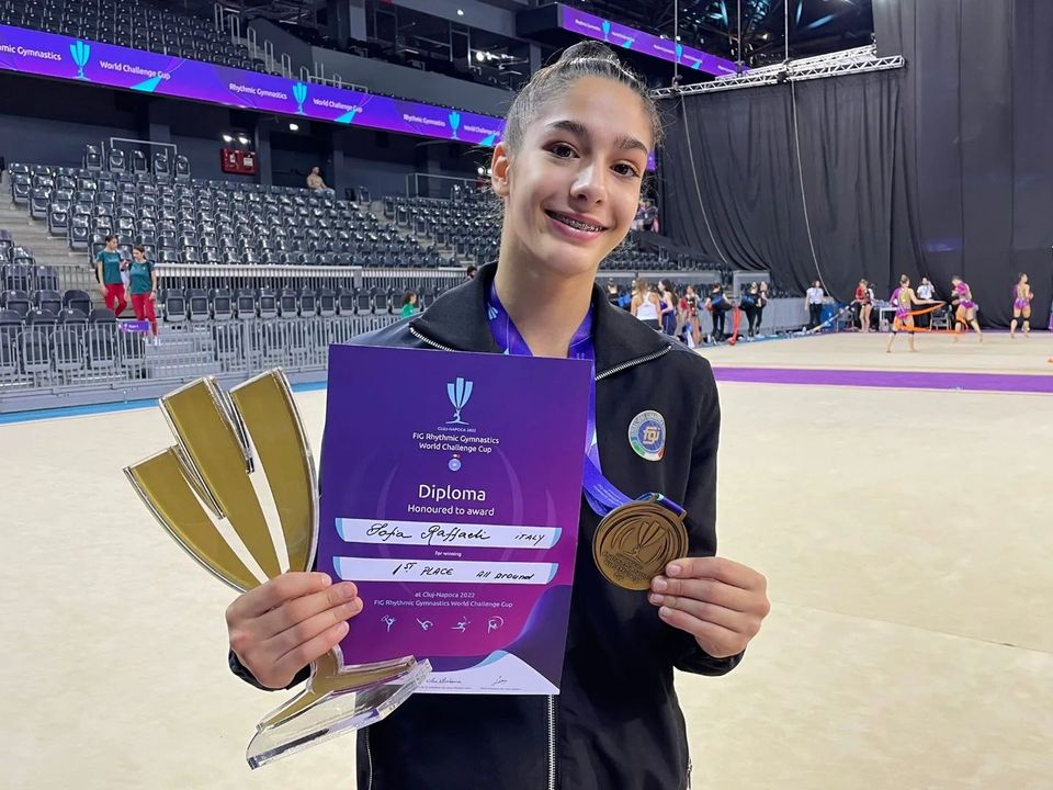Italianca Sofia Raffaeli a câştigat concursul la individual compus