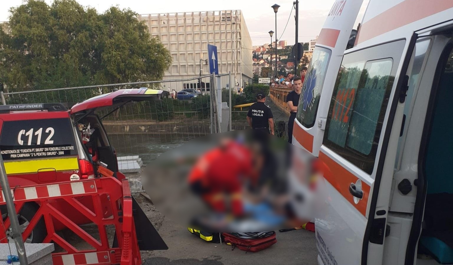 Un bătrân de aproximativ 70 de ani a fost la un pas de moarte