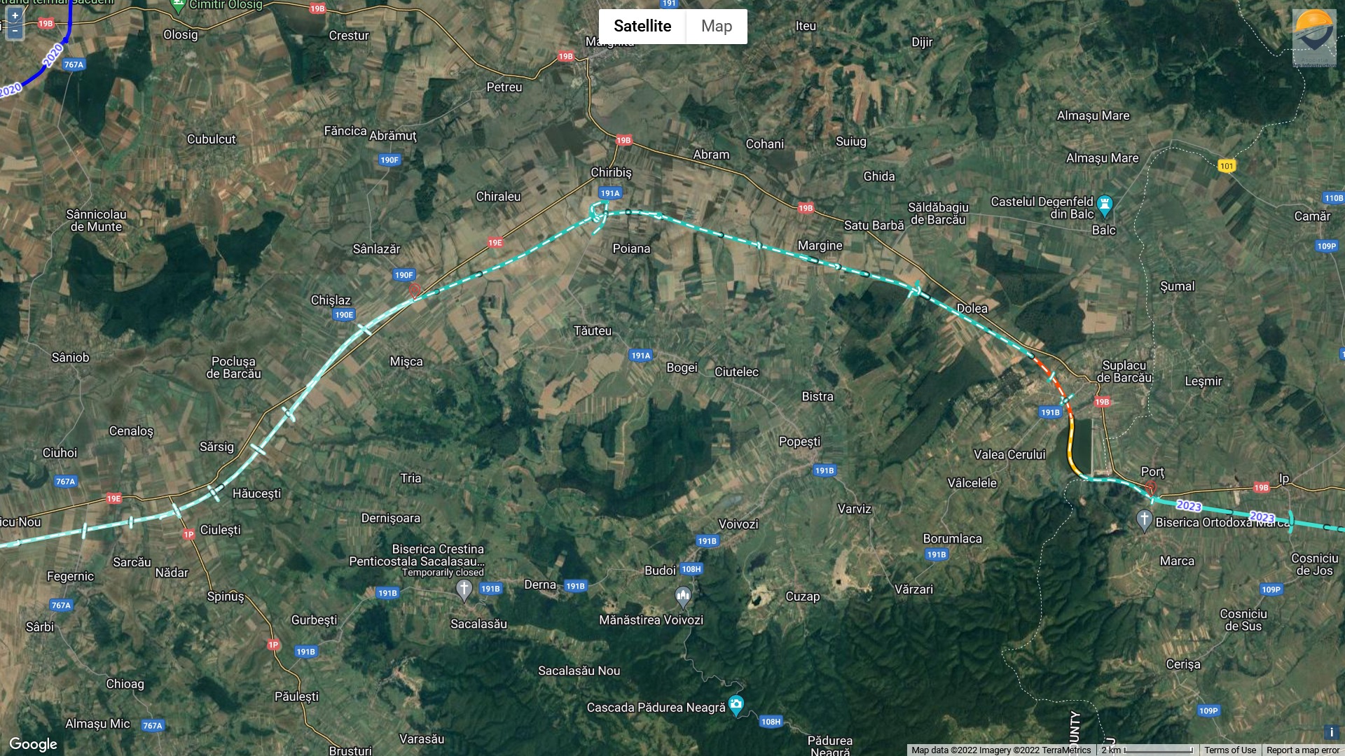 „Balamuc” de nedescris pe lotul „blestemat” Chiribiș-Suplacu de Barcău. FOTO: Facebook/ Asociația Pro Infrastructură