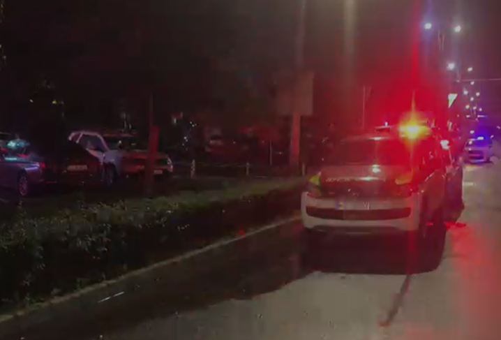 O explozie puternică a avut loc în această dimineață pe strada Aurel Vlaicu din Cluj-Napoca/ FOTO: captură ecran video