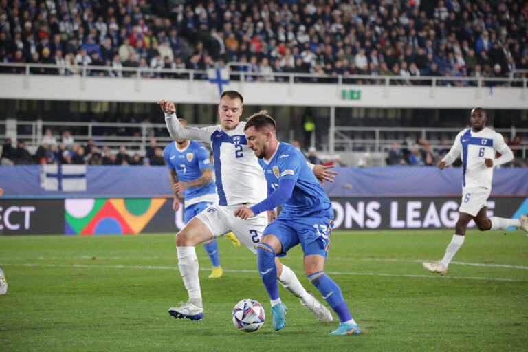 aţionala de fotbal a României a terminat la egalitate cu echipa Finlandei