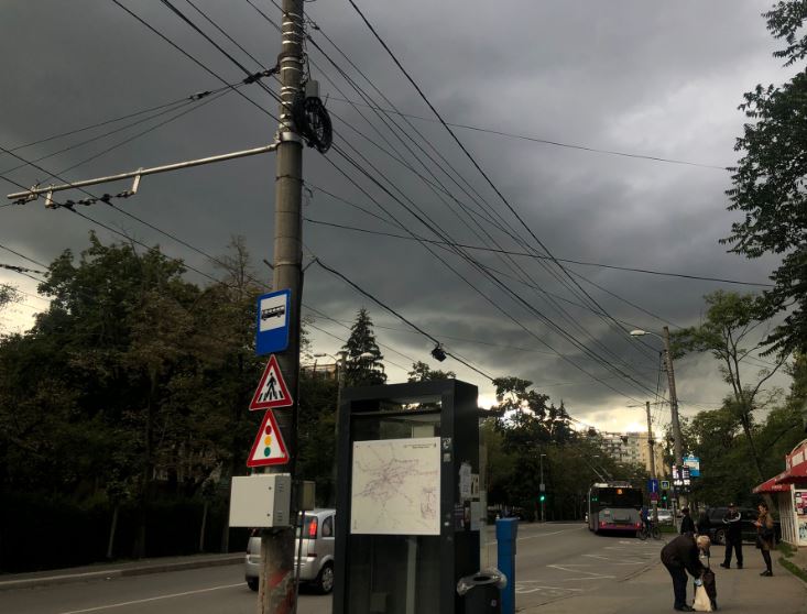 Cod galben de vreme rea în Cluj