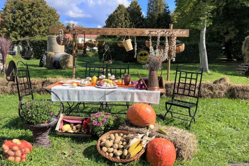 Până pe 16 octombrie vor avea loc diverse activități culinare și artistice care vor celebra cartoful la Palatul Brukenthal din Avrig.  Doi cunoscuți bloggeri de călătorii au rămas plăcut impresionați de acest festiva/ Sursa foto: instatravel.ro