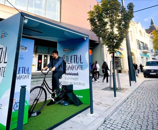 Clujenii pot obține bilete de autobuz GRATIS daca dau o „tură” cu bicicleta