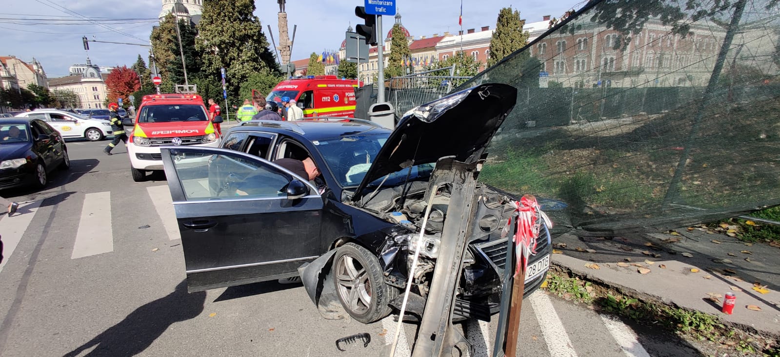 Un accident rutier a avut loc