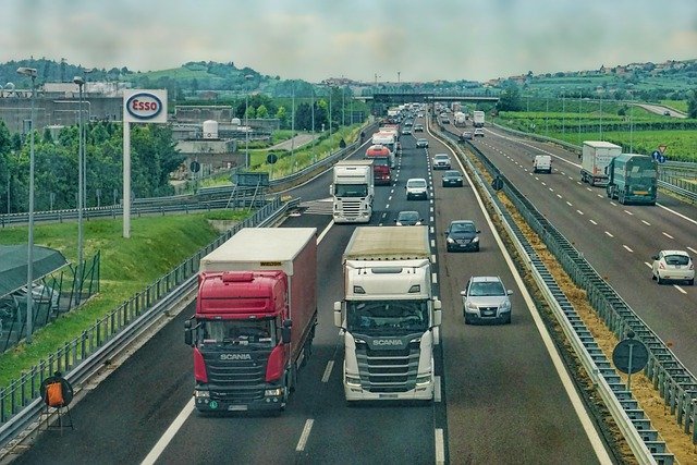 Circulația camioanelor înmatriculate în UE