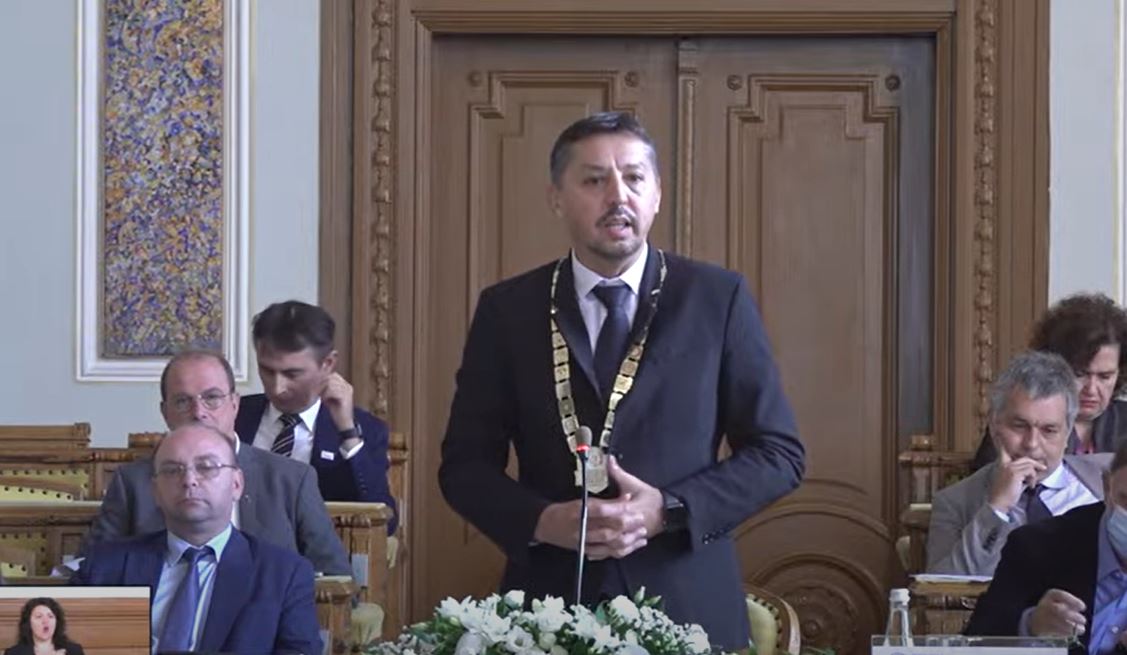 Deschiderea noului an universitar la Universitatea Babeș-Bolyai din Cluj-Napoca / Foto: UBB YouTube - captură ecran