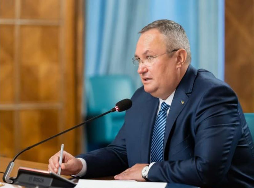 Premierul Nicolae Ciucă spune că țara noastră poate să le ofere maxim cinci milioane de metri cubi pe zi Republicii Moldova / Foto: Facebook - Nicolae Ionel Ciucă