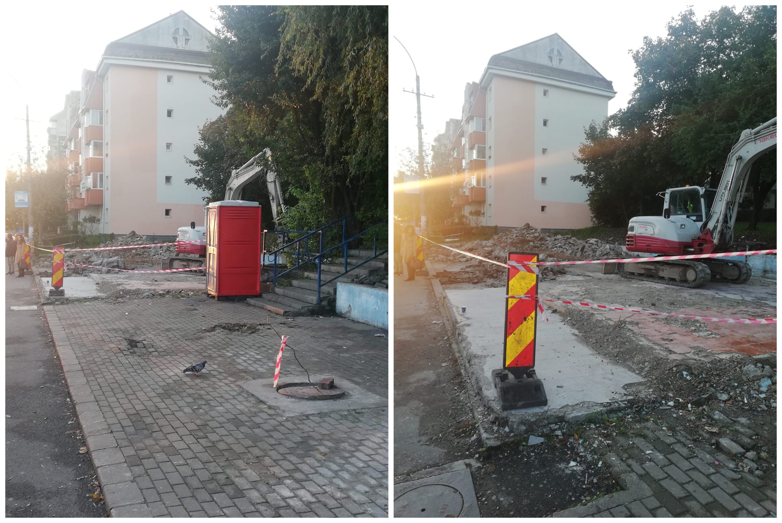 Stația de autobuz de pe Observatorului intră în modernizare. FOTO: Paul Gheorgheci