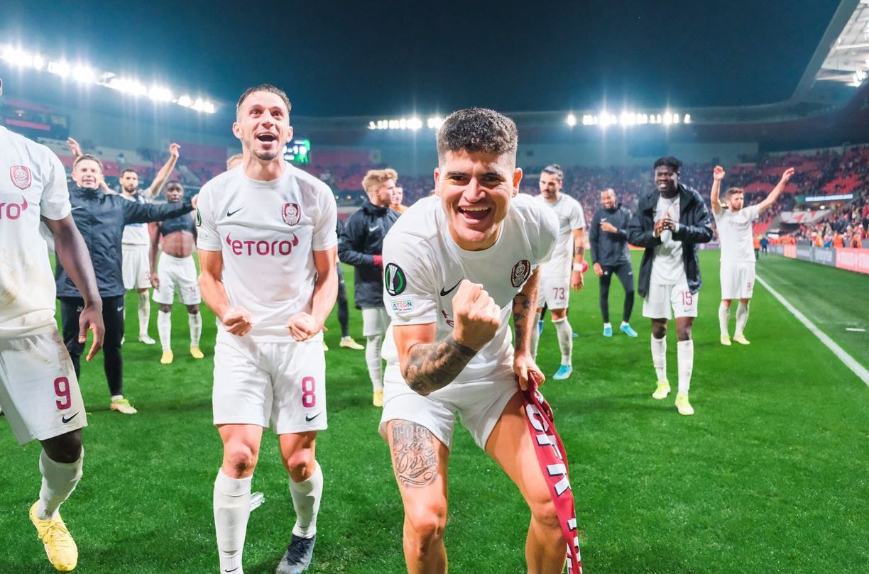 CFR Cluj a obținut o victorie la Praga