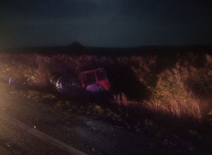 Accident la ieșire din Huedin