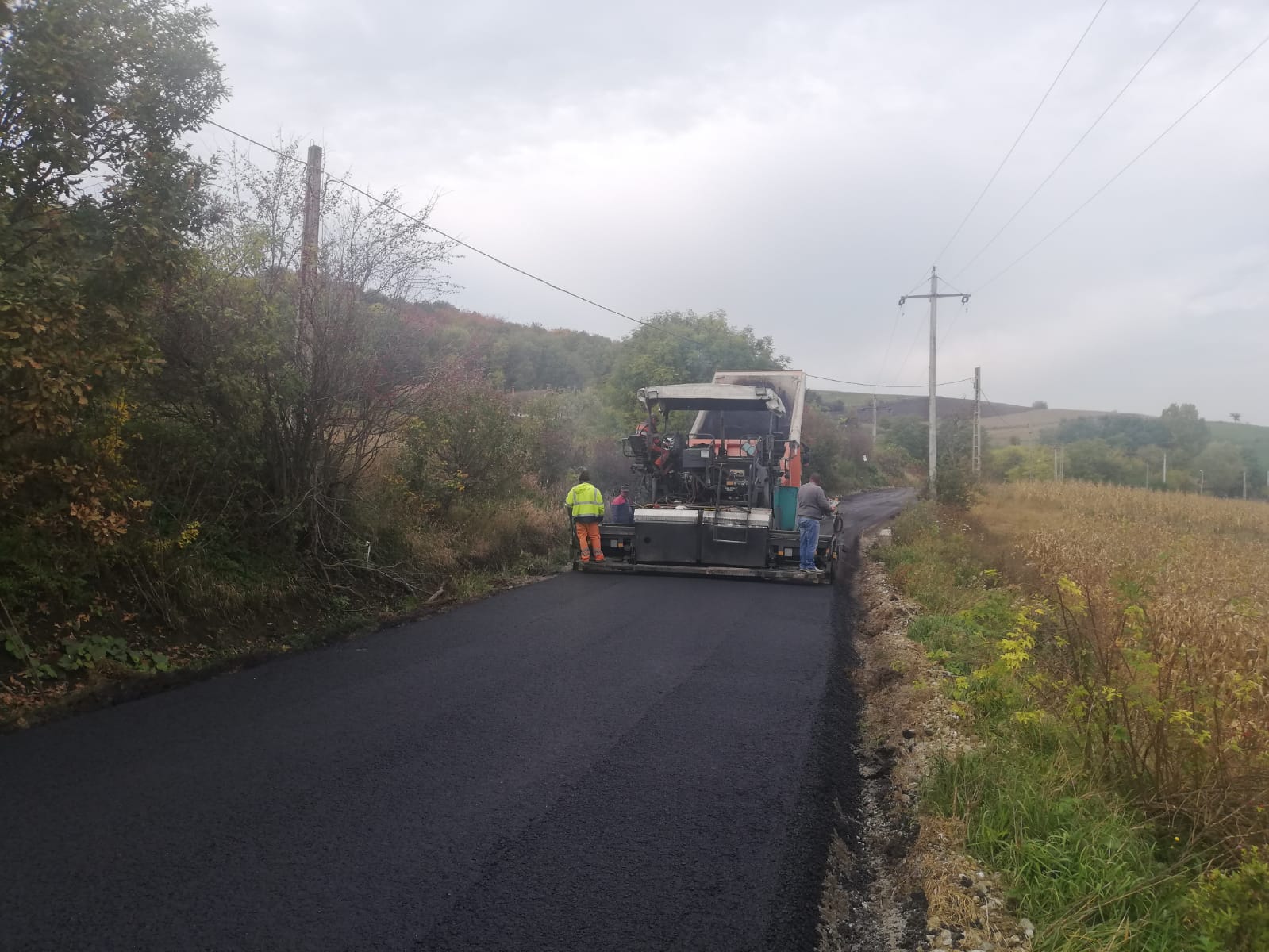 Sectorul de drum care leagă județul Cluj de Bistrița-Năsăud