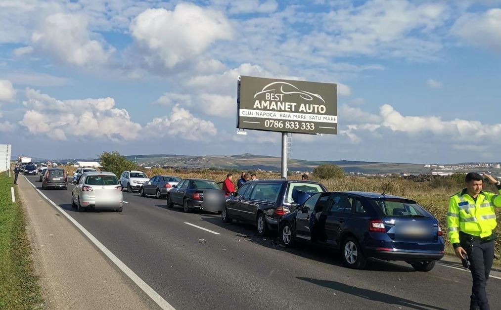Accident pe centura Vâlcele-Apahida