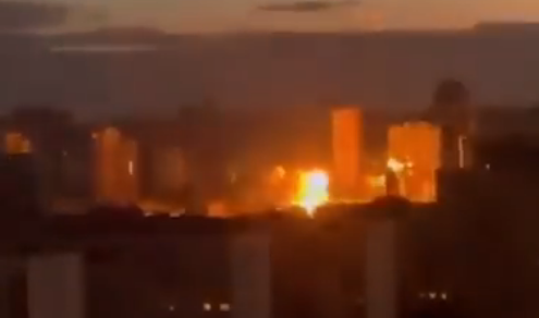 Mai multe explozii au fost auzite luni dimineaţă la Kiev