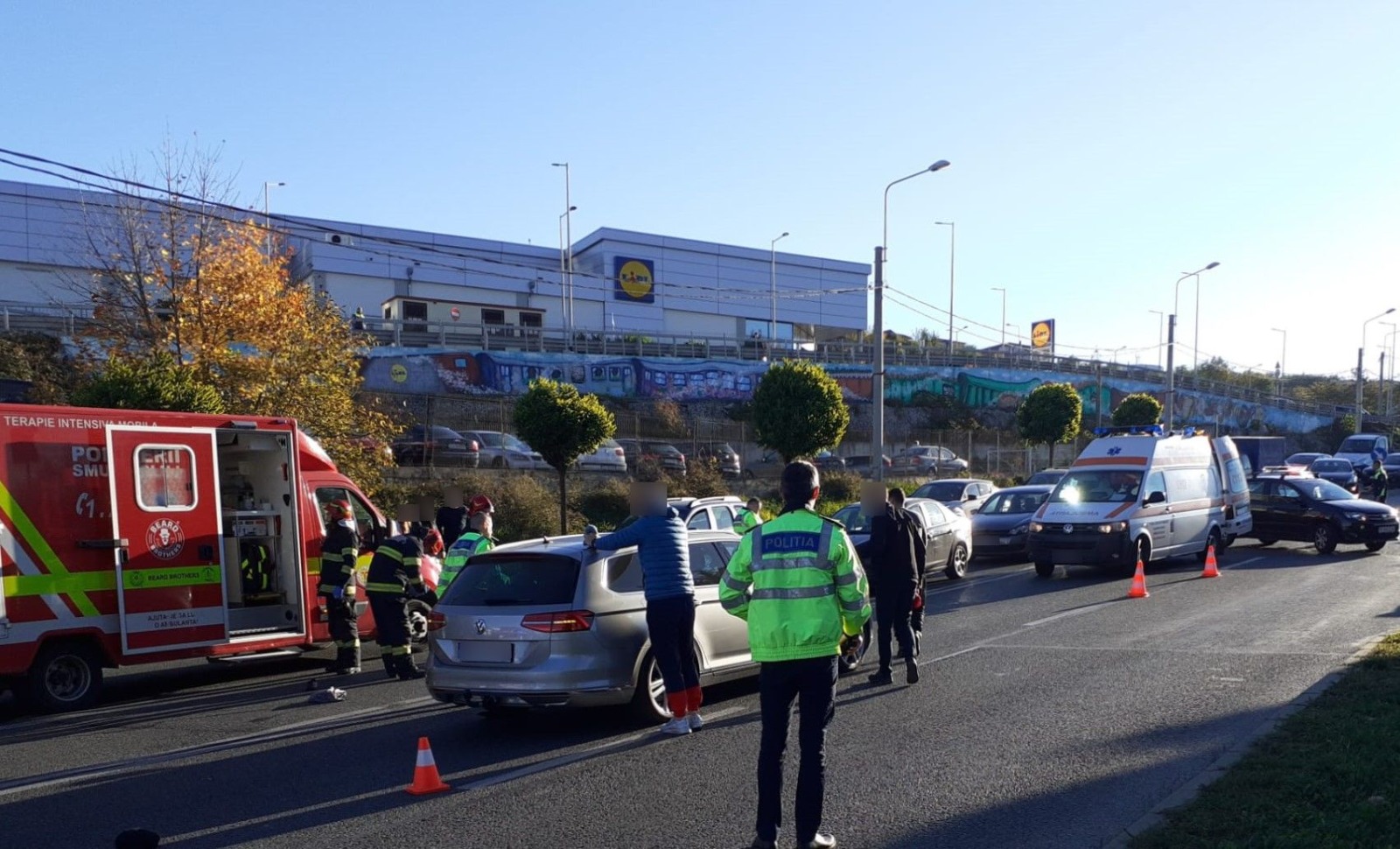 Un accident rutier a avut loc
