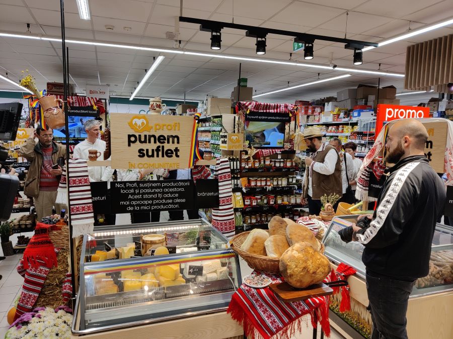 Magazinele Profi din Cluj aprovizionează „Raftul Bunătăților Locale”