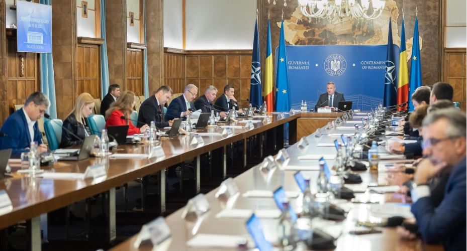 Guvernul Româneii ședință.sursa: Guvernul României Facebook