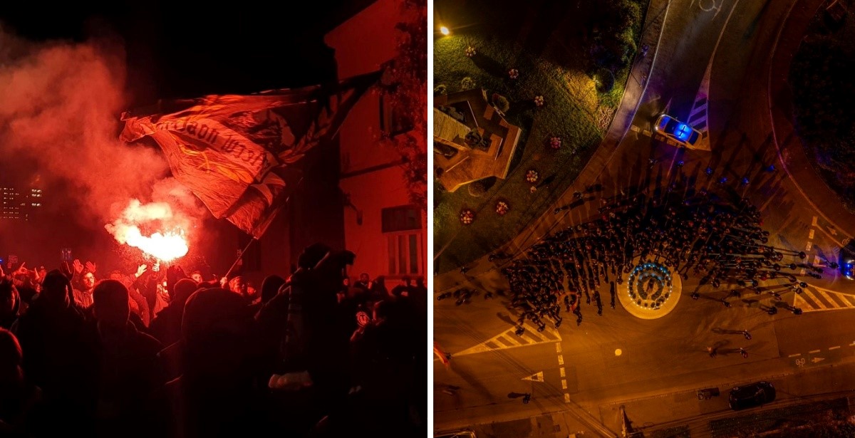 Întâlnirea suporterilor U și CFR Cluj