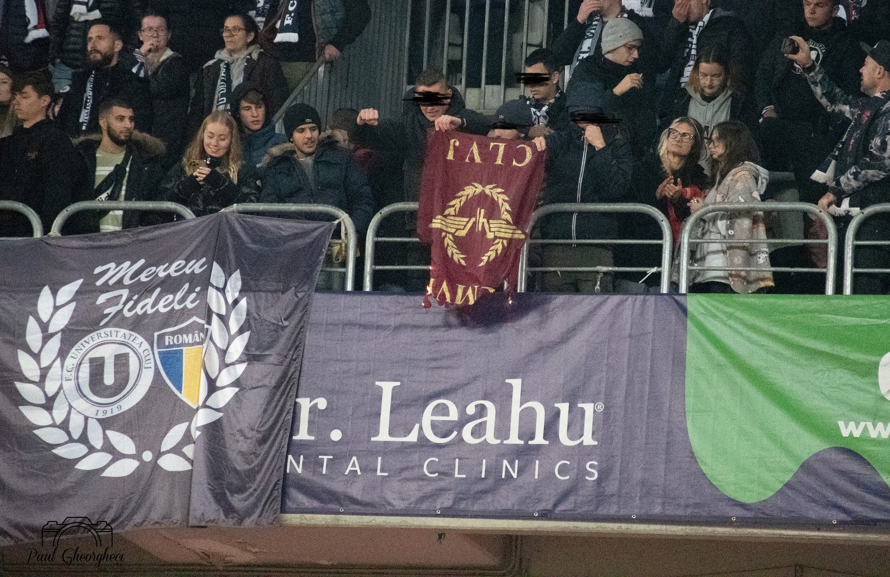 Atmosferă „incendiară” la Derby-ul Clujului/ Foto: Paul Gheorgheci/monitorulcj.ro