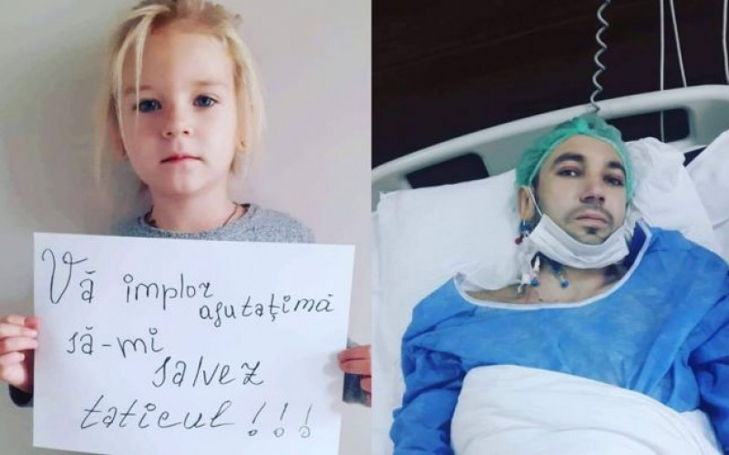 Rândurile scrise cu durere pe o foaie de hârtie de o fetiță care abia a învățat să scrie / Foto: Asociația Salvează o inimă