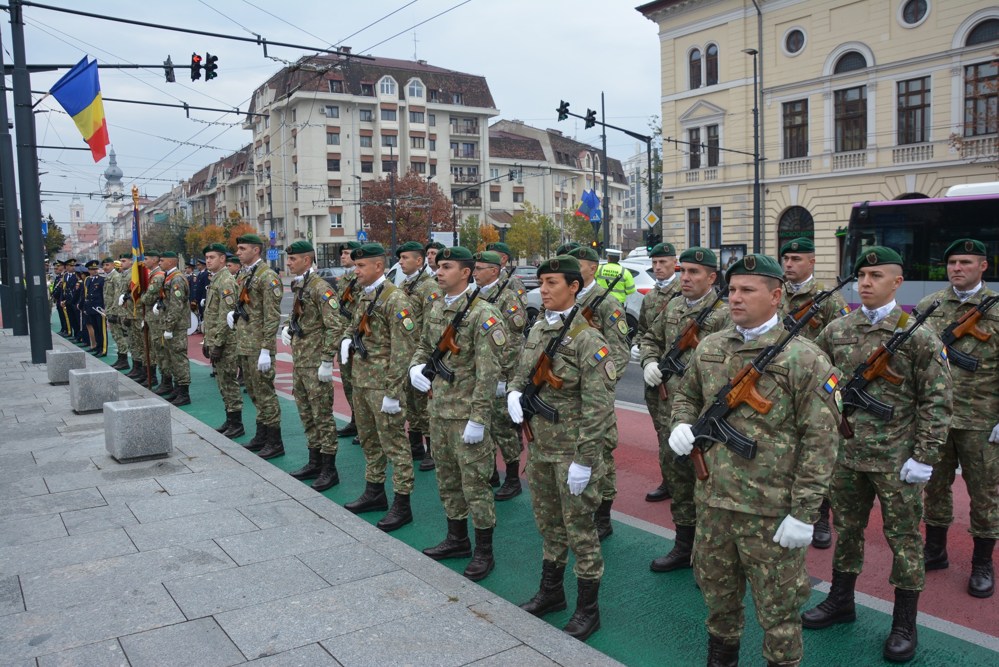 O ceremonie militară și religioasă a avut loc