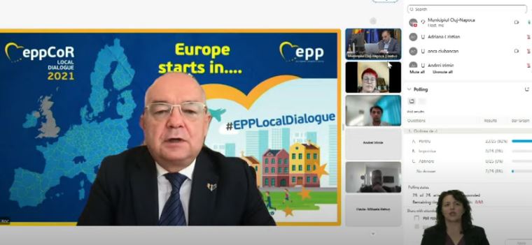 Emil Boc intervenție în ședința de Consiliu local/ sursa: primarioaclujnapoca.ro