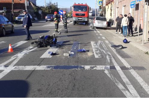 Accident rutier în Gilău