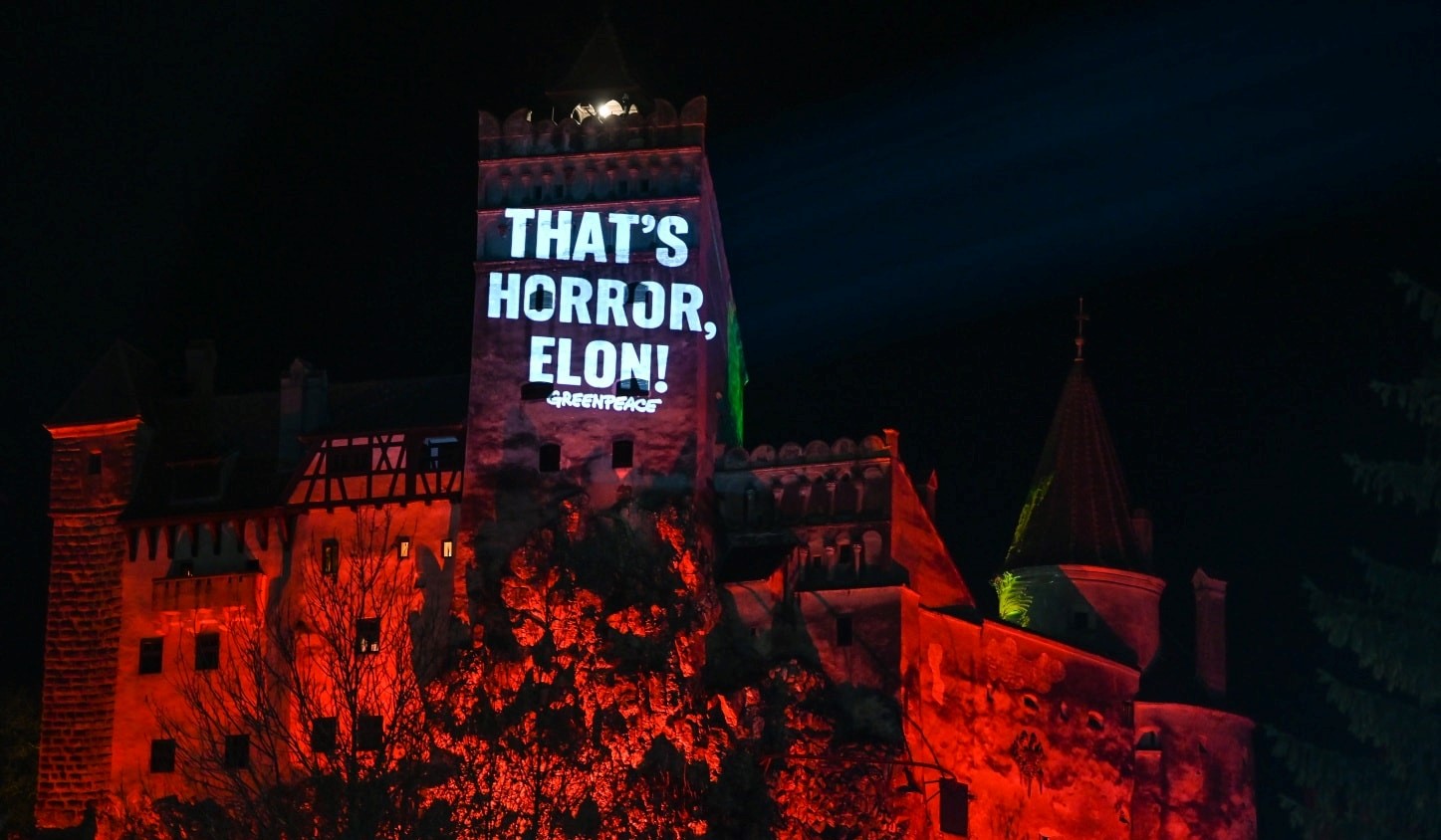 După ce a începutul petrecerea de Halloween a lui Elon Musk de la Castelul Bran