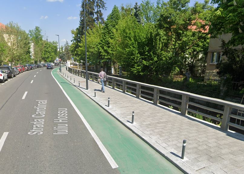 imagine reprezentativă: strada Cardinal Iuliu Hossu/ captură google maps