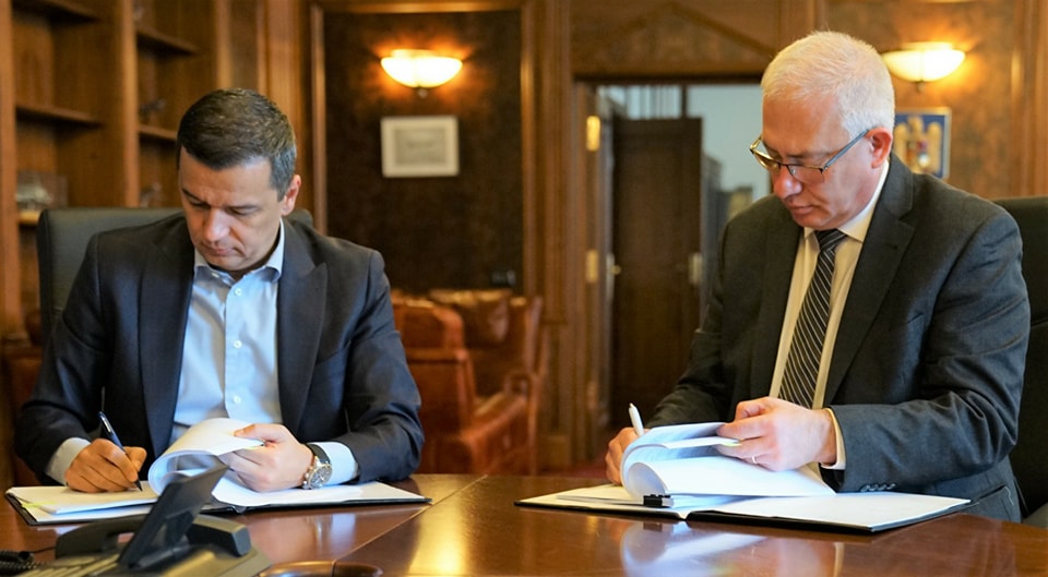Sorin Grindeanu și David Ciceo. Sursă foto Facebook Sorin Grindeanu