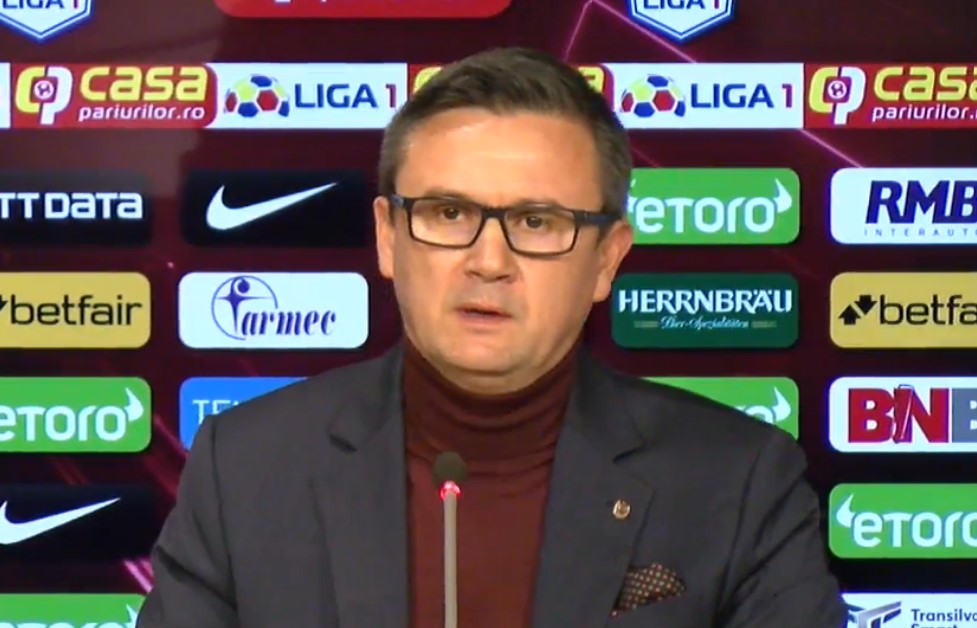 CFR Cluj a scris istorie joi seară și s-a calificat în șaisprezecimile de finală ale Conference League. Cristi Balaj pregătește transferuri pentru primăvara europeană/ FOTO: captură ecran video Fotbal Club CFR 1907 CLUJ/Facebook