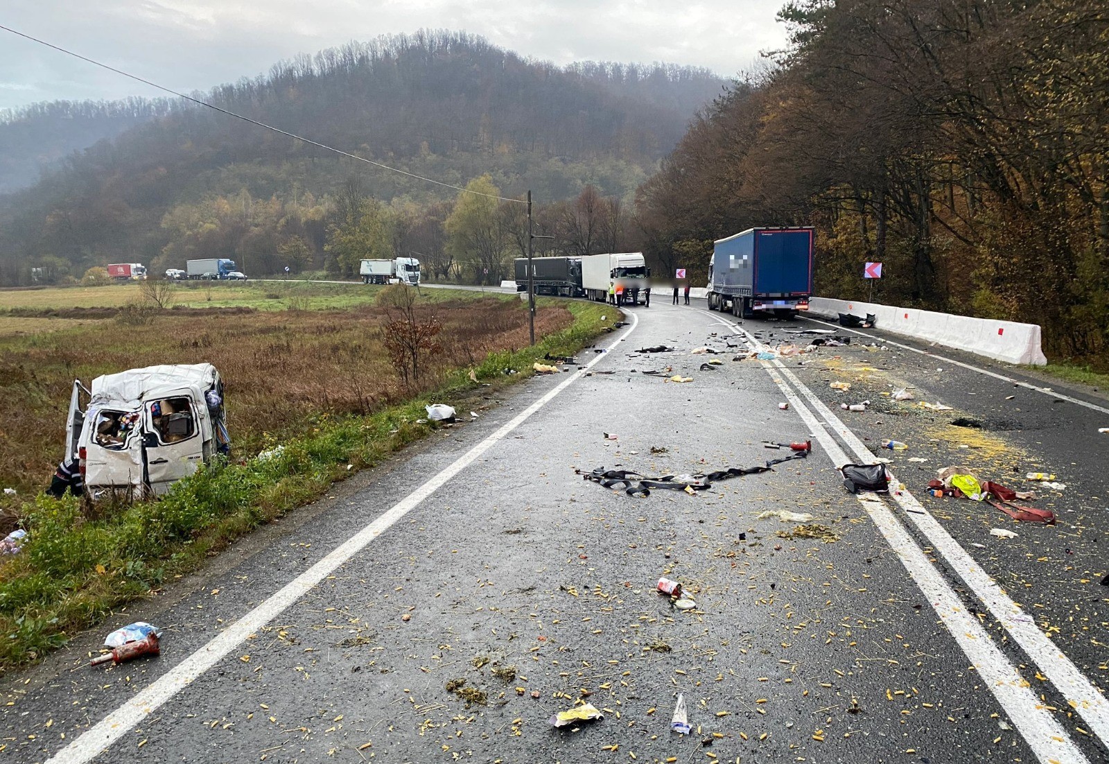 Accident în județul Cluj/ FOTO: IPJ Cluj