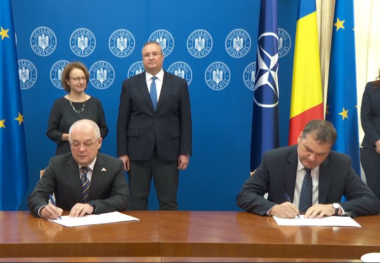 Emil Boc și ministrul Dezvoltării