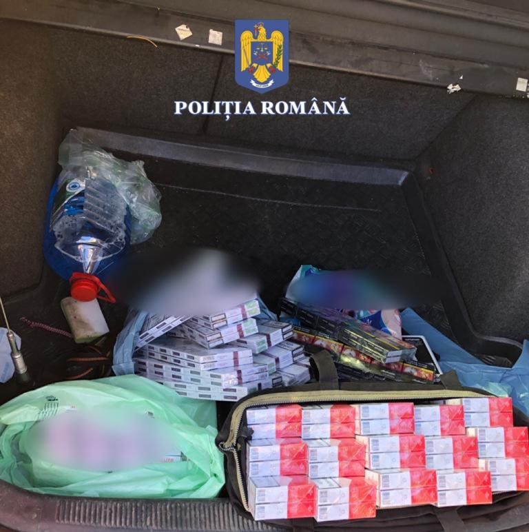 Percheziții într-un dosar de contrabandă cu alcool și țigări / Foto: IPJ Bistrița-Năsăud