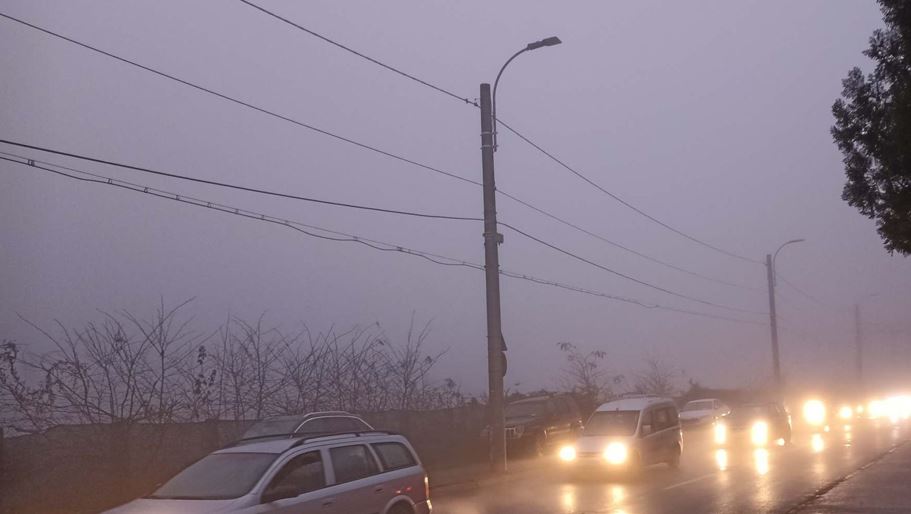 Cod Galben de ceață Averizare Nowcasting Cluj/sursa foto: monitorulcj.ro