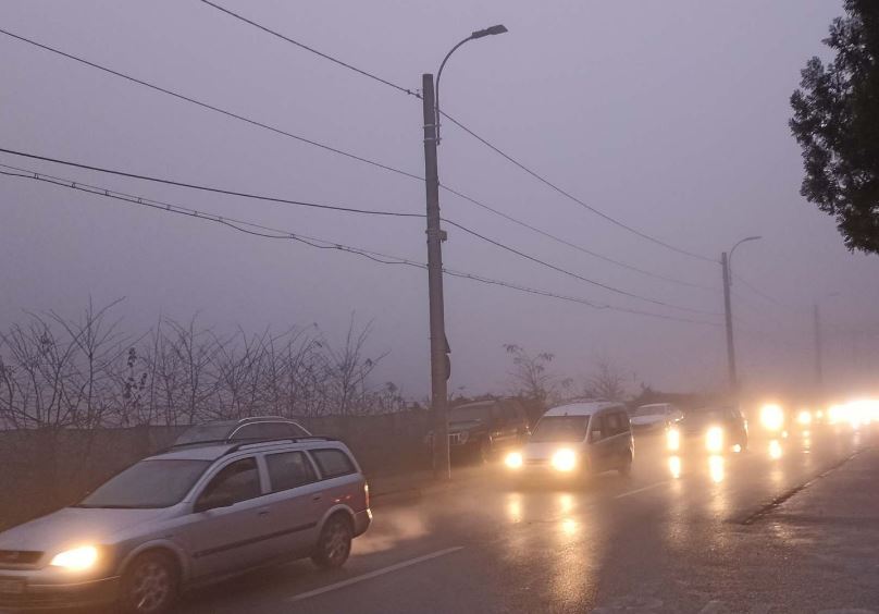 ANM Vizibilitate redusă din cauza ceții și formare de ghețuș în Cluj/ FOTO: monitorulcj.ro