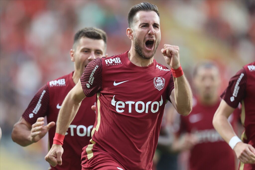 Adi Păun la CFR Cluj/ FOTO: CFR Cluj - Facebook