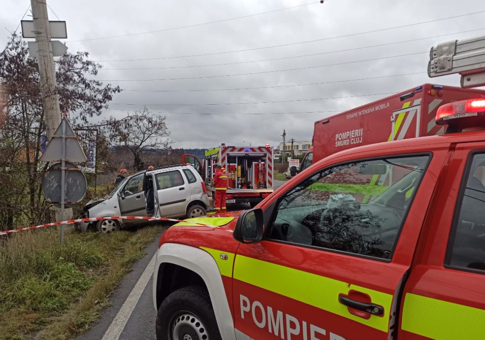 Accident mortal pe Calea Turzii / Foto: ISU Cluj
