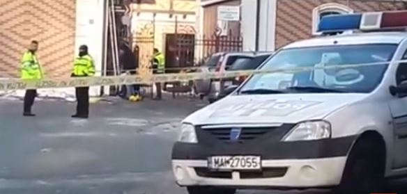 Bancomat aruncat in aer in constanța/ foto: captură B1/youtube.com