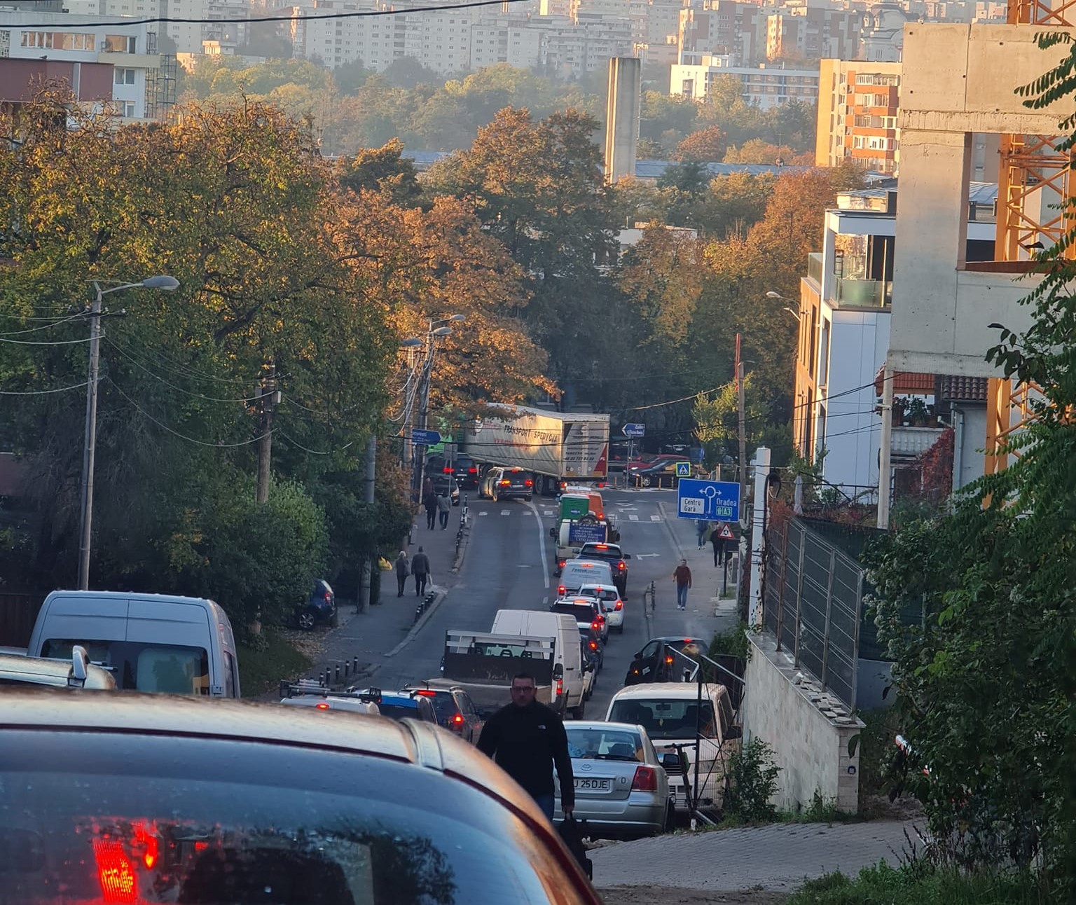 Trafic blocat pe Tăietura Turcului/ FOTO: Info Trafic jud.Cluj